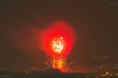 大文字山から宇治川花火大会を望む 2013年 その17 大文字山から宇治川花火大会を望む 2013年 その17