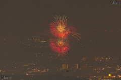 大文字山から宇治川花火大会を望む 2013年 その7 大文字山から宇治川花火大会を望む 2013年 その7
