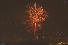 大文字山から宇治川花火大会を望む 2013年 その13 大文字山から宇治川花火大会を望む 2013年 その13