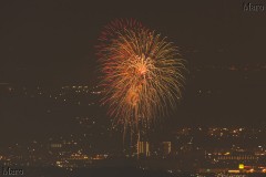 大文字山から宇治川花火大会を望む 2013年 その3 大文字山から宇治川花火大会を望む 2013年 その3