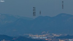 音羽山 池の内展望地から北アルプス乗鞍岳を遠望 2015年2月