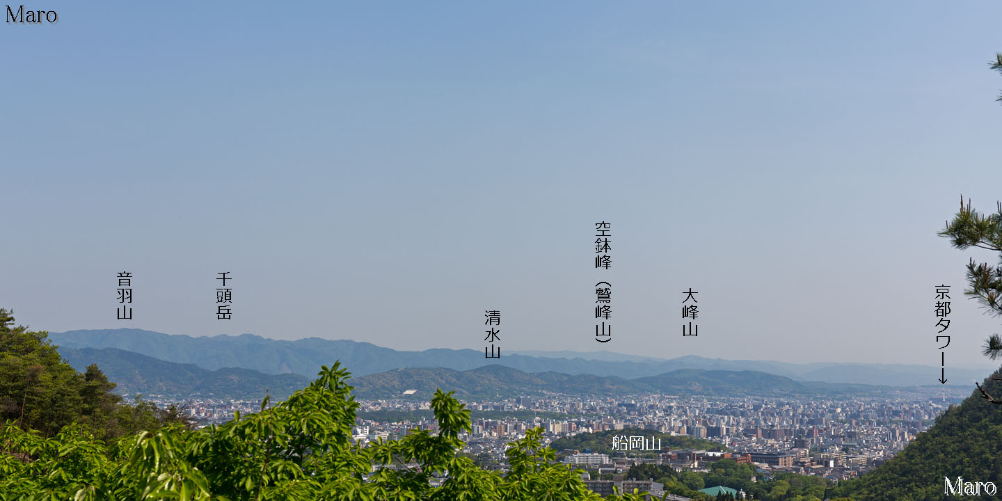 京都北山 釈迦谷山ハイク 鷹峯～西陣杉坂線～京見峠～秋葉神社